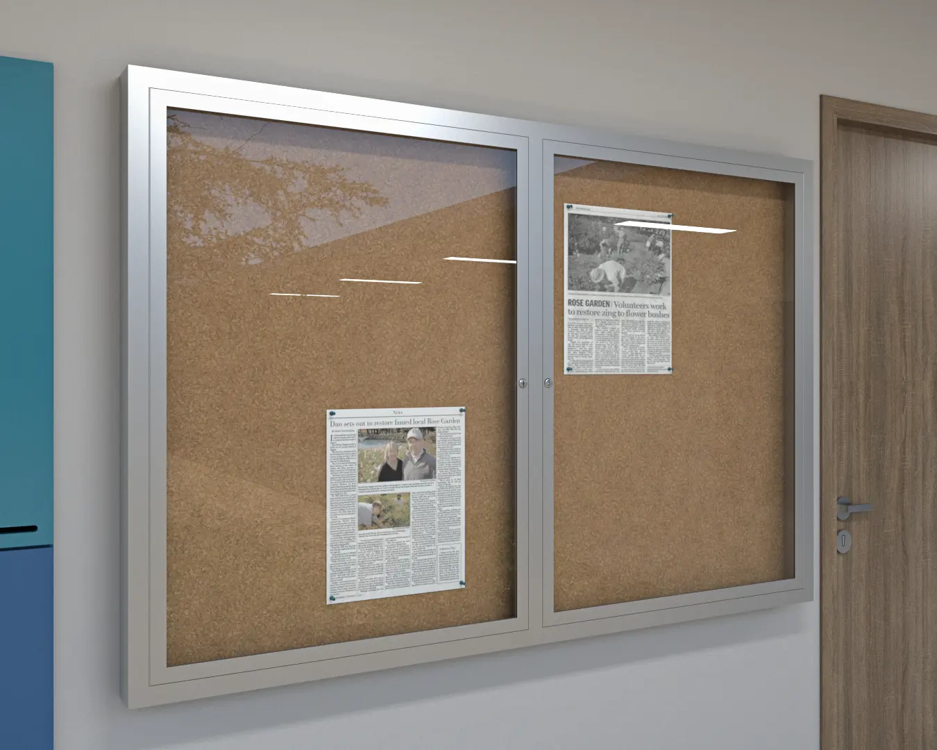 Hinged Bulletin Boards view 2